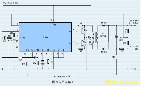 tl494(ka7500b)脉宽调制控制电路_瑞达电器资料网,华